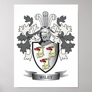 Poster Armoiries de Wiley Family Crest