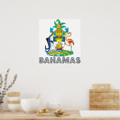 Poster Armoiries des Bahamas (Cuisine)
