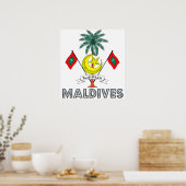 Poster Armoiries des Maldives (Cuisine)