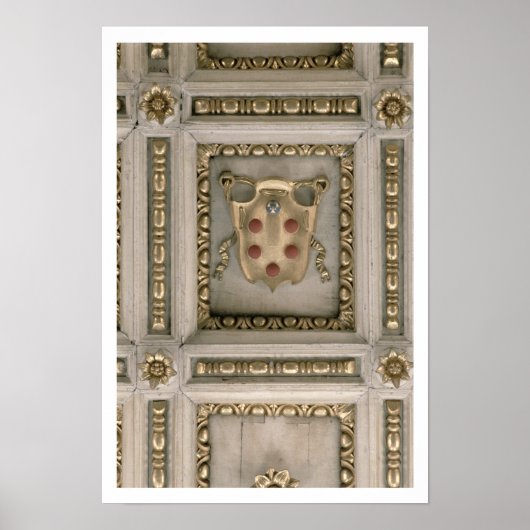 Poster Armoiries des Médicis, du fond de l'église (Devant)