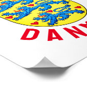 Poster Armoiries du Danemark (Coin)