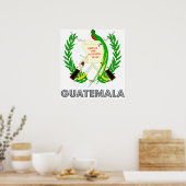 Poster Armoiries du Guatemala (Cuisine)