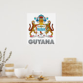 Poster Armoiries du Guyana (Cuisine)