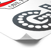 Poster Armoiries du Guyana (Coin)