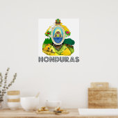 Poster Armoiries du Honduras (Cuisine)