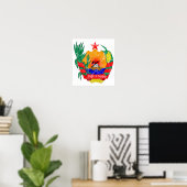 Poster Armoiries Du Mozambique (Bureau à domicile)