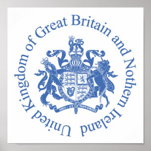 Poster Armoiries du Royaume-Uni