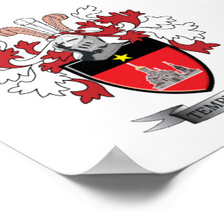Poster Armoiries du Templeton Family Crest