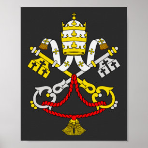 Poster Armoiries du Vatican