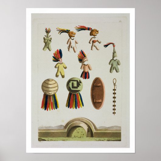 Poster Armoiries mexicaines (litho couleur) (Devant)