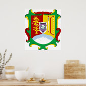 Poster Armoiries Nayarit Official Mexique Heraldry Logo (Cuisine)