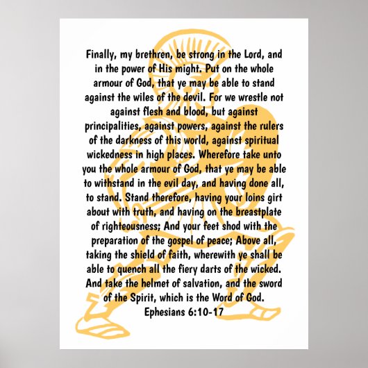 Poster Armor de Dieu (Devant)