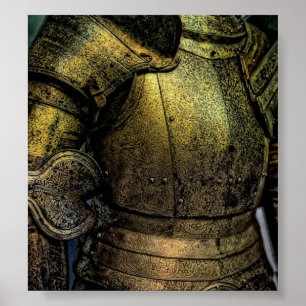 Poster Armor du Chevalier médiéval