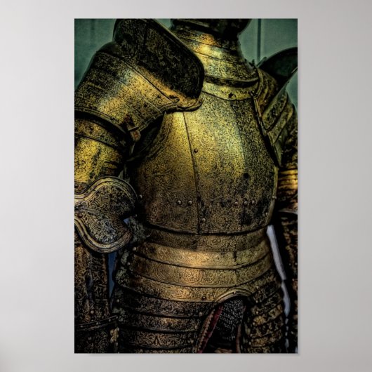 Poster Armor du Chevalier médiéval (Devant)