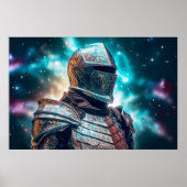 Poster Armor Warrior Fantastic Cosmic Magic (Devant)