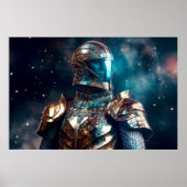 Poster Armor Warrior Fantastic Cosmic Magic (Devant)