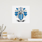 Poster Armstrong Family Crest Coat of Arms (Cuisine)