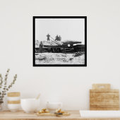 Poster Armstrong Gun anglais à Fort Fisher, NC 1864 (Cuisine)