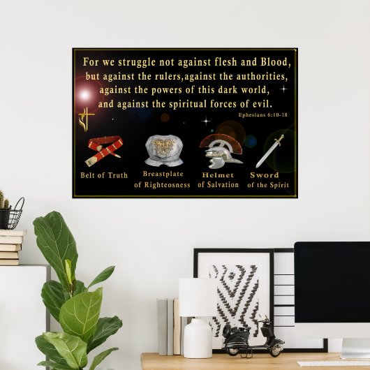 Poster Armure de Dieu (Bureau à domicile)