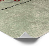 Poster Armure de Dieu, Éphésiens 6:10-18, Soldat chrétien (Coin)