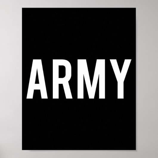Poster Army - Cool New Us American Vet Funny Gift Tee  (Devant)