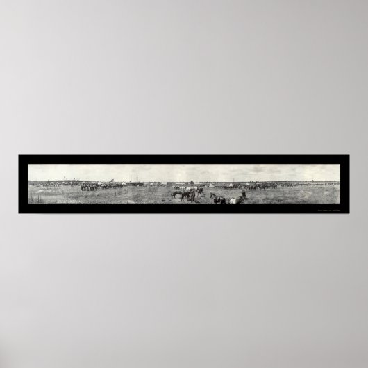 Poster Army Fort Drum, New York Photo 1910 (Devant)