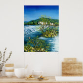 Poster ARNO RIVER À ROVEZZANO Florence Italie (Cuisine)