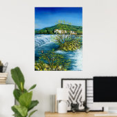 Poster ARNO RIVER À ROVEZZANO Florence Italie (Bureau à domicile)