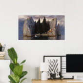 Poster Arnold Böcklin - L'île des morts (Bureau à domicile)