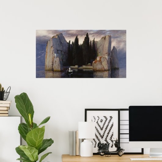 Poster Arnold Böcklin - L'île des morts (Bureau à domicile)
