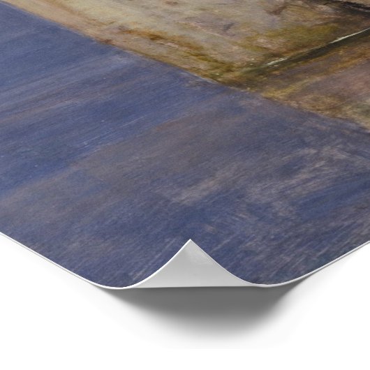 Poster Arnold Böcklin - L'île des morts (Coin)