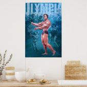 Poster Arnold Schwarzenegger M. Olympia Bodybuilding (Cuisine)