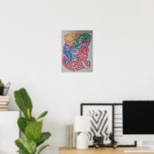 Poster Aroha Mai, conception par RRW (Bureau à domicile)