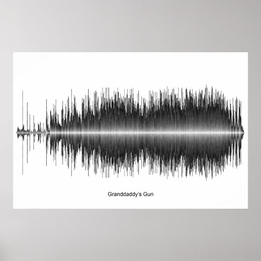 Poster Aron Lewis Granddaddys gun (Devant)