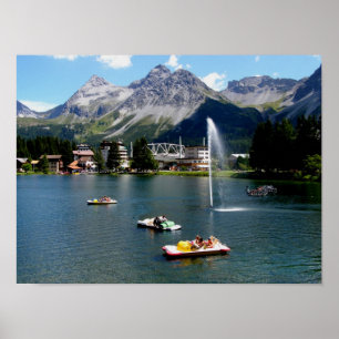 Poster Arosa en Suisse