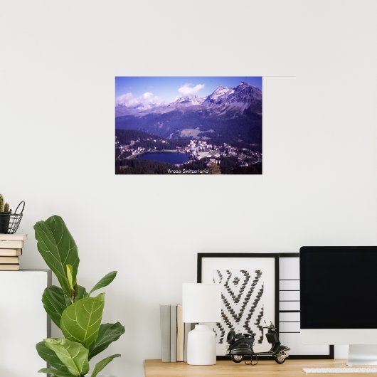 Poster Arosa Suisse (Bureau à domicile)