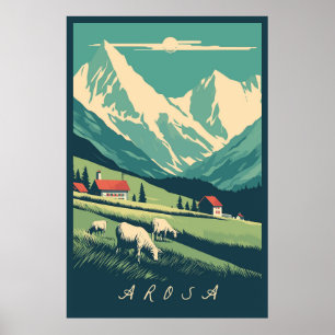 Poster Arosa, Suisse,