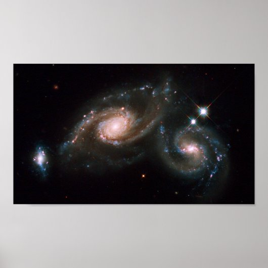 Poster Arp 274 Galaxies Espace NASA (Devant)