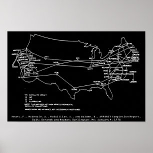 Poster ARPANET juillet 1977