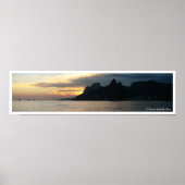 Poster Arpoador Sunset Panorama (Devant)