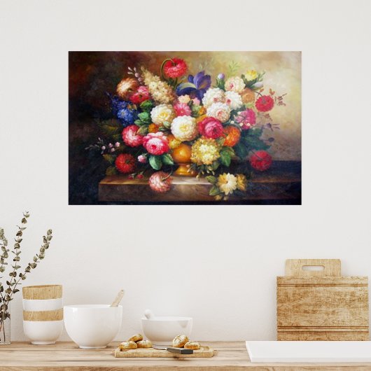 Poster Arrangement de carnation (Cuisine)