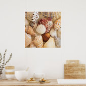 Poster Arrangement de coquillage (Cuisine)