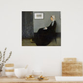 Poster Arrangement en gris et noir no 1 (Cuisine)