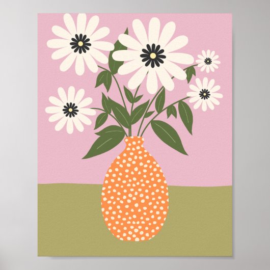 Poster Arrangement Fleur Dans Le Vase 02 (Devant)