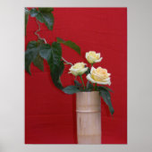 Poster Arrangement Rose oriental (Devant)