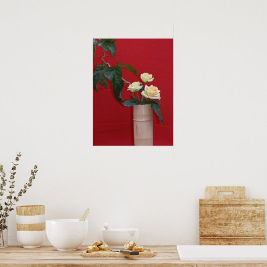 Poster Arrangement Rose oriental (Cuisine)