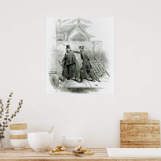 Poster Arrestation de M. Smith O'Brien (Cuisine)