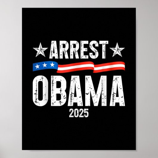 Poster Arrestation d'Obama 2025 _2 (Devant)