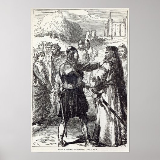 Poster Arrestation du duc de Gloucester (Devant)