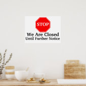 Poster Arrêt (Cuisine)